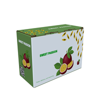 Commande en gros bon marché acceptée boîte de fruits réutilisable emballage utilisé, boîte en carton banane imprimée personnalisée