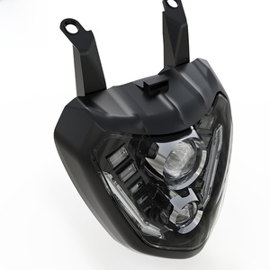 Phares <span class=keywords><strong>LED</strong></span>, ensemble de phares avant <span class=keywords><strong>LED</strong></span> avec feux de jour, compatible avec Yamaha <span class=keywords><strong>MT</strong></span> <span class=keywords><strong>07</strong></span> FZ <span class=keywords><strong>07</strong></span>, lampe modifiée pour moto - Product Image 2