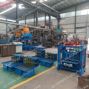 Máy làm gạch nhỏ Khóa liên động hallow lát xi măng khối đúc máy móc để bán Philippines - Product Image 5