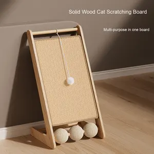 Pannello antigraffio antigraffio per gatti in legno massiccio verticale antigraffio antigraffio antiusura per gatti - Product Image 2