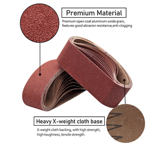 Meilleur prix OEM 12 pièces papier abrasif <span class=keywords><strong>à</strong></span> <span class=keywords><strong>bande</strong></span> rouge <span class=keywords><strong>bande</strong></span> <span class=keywords><strong>abrasive</strong></span> ceinture de ponçage <span class=keywords><strong>pour</strong></span> le polissage des sols en bois - Product Image 5