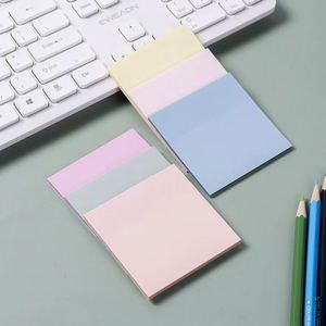 Multicolor Pet Self-Adhesive Memo <b>Pads</b> Square Transparent Notes for Learning Office Supplies Record Memos & School Planning - Product Image 1
