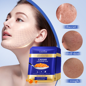Mascarilla Facial Reparadora Antiarrugas de Caviar Orgánico SADOER OEM, Belleza, Ácido Hialurónico, Hidratante, Cuidado de la Piel, Cosméticos - Product Image 2