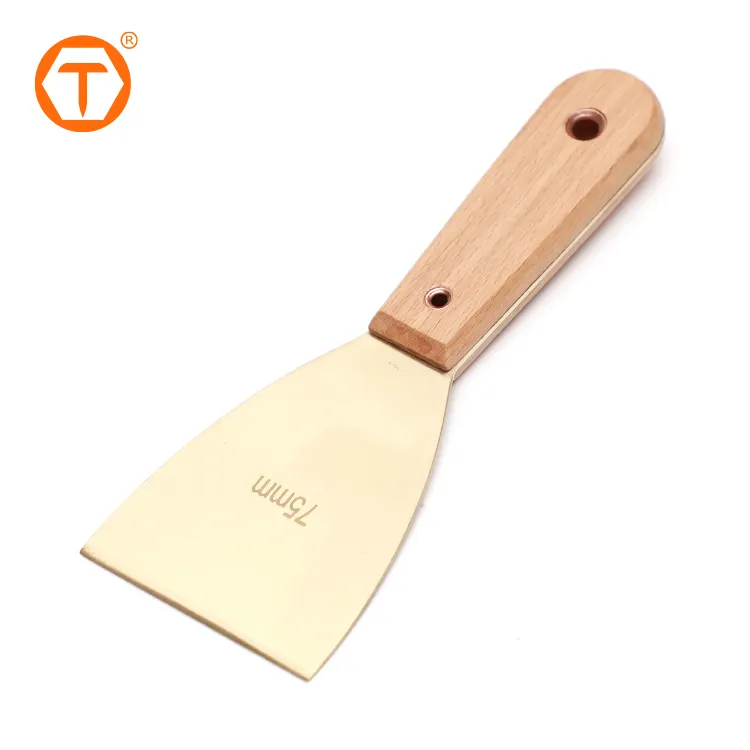 Sinotools 75mm Nhôm Đồng Putty dao không phát ra tia lửa tay scraper công cụ