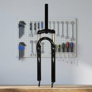 Horquilla Delantera de Bicicleta de Aluminio con Resorte Helicoidal para BMX, Lado Izquierdo, con Freno de Disco, Eje QR de 100 mm de Recorrido, Rueda de 26 Pulgadas, Amortiguadora - Product Image 2