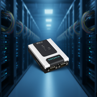 Serveur de périphériques sécurisé Moxa NPort 6250-S-SC-T, convertisseur de média fibre optique, Ethernet série, connecteurs RJ45 SC, DC 5V, Taïwan