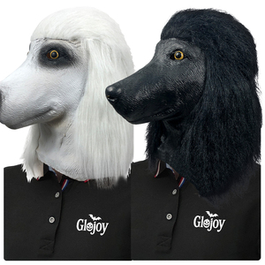 Masque d'animal en latex naturel écologique, masque intégral pour fête et spectacle - Product Image 1