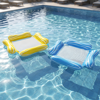 JOYEE Vente en gros Chaise hamac flottante gonflable pour piscine, Lit de piscine gonflable, Flotteur de plage d'été pour adultes