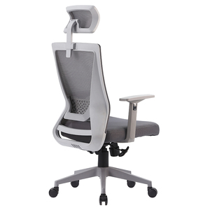 Lưới cánh tay màu xám nghỉ ngơi cao trở lại thiết kế hiện đại trắng RGB Chaise de văn phòng tốt nhất sillas de oficina Vàng Ergonomic Ghế văn phòng - Product Image 4