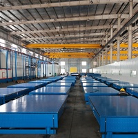 Plateforme de chargement pliable en acier portable avec hauteur réglable pour le déchargement de camions, de fourgons et de conteneurs