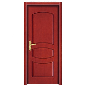 ประตูเหล็กกันไฟสีม่วงแบบเปิดเรียบง่าย แผ่น MDF ลายไม้เดี่ยว ดีไซน์จีน - Product Image 4