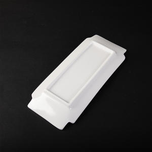 Blue <span class=keywords><strong>Diamond</strong></span> Series A5 Assiette à <span class=keywords><strong>sushi</strong></span> rectangulaire en mélamine Vaisselle en plastique jetable pour dessert occidental japonais créatif - Product Image 5