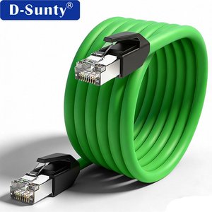 High Speed Cat6A M12 X Coded to RJ45 SSTP Industrial Cable 26AWG 24AWG Solid Copper CE ROHS for <b>Camera</b> - Product Image 1
