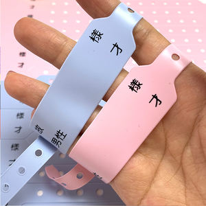 Bracelets en plastique bleu rose d'hôpital Bracelet unisexe d'identification de patient - Product Image 4