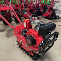 Petite machine de culture, mini-chauffleuse, moteur diesel 10 CV, motoculteur avec démarrage à clé
