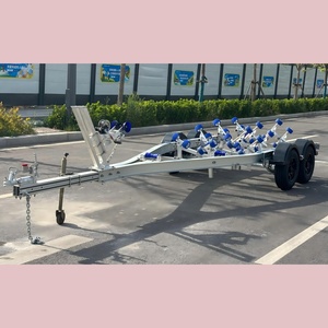 <span class=keywords><strong>Remorque</strong></span> pour <span class=keywords><strong>bateau</strong></span> <span class=keywords><strong>de</strong></span> pêche à double essieu <span class=keywords><strong>de</strong></span> 19 pieds, directement <span class=keywords><strong>de</strong></span> l'usine, galvanisée anti-corrosion, avec rouleaux et homologation DOT - Product Image 5