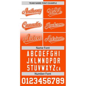 Custom Gradient Split Baseball Jersey Unisex Adult Personalized Name Number Sublimated Breathable Sport Apparel - Product Image 5