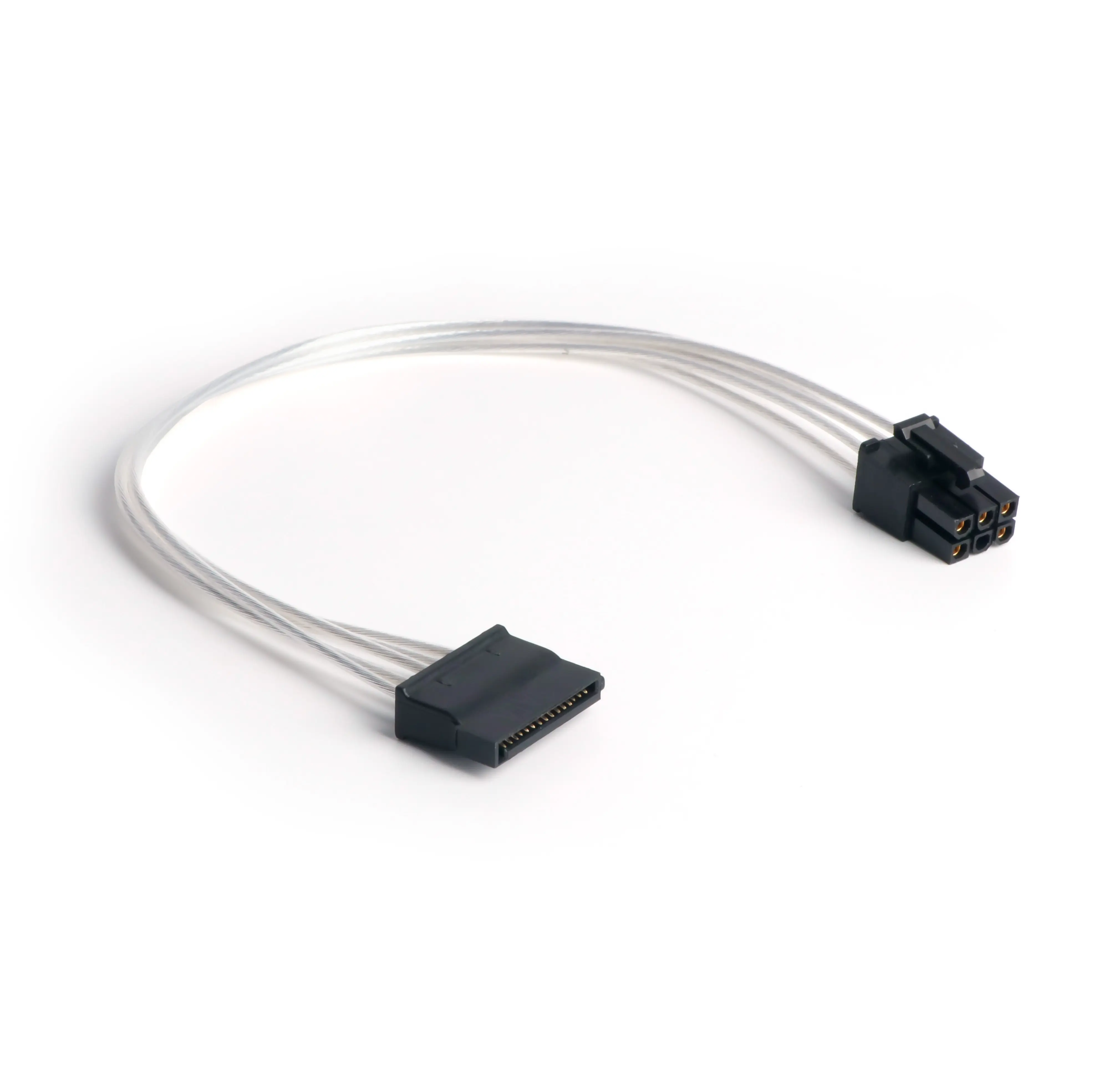 제조업체 사용자 정의 5557 SATA 커넥터 6Pin SATA 모니터 전원 공급 장치 케이블