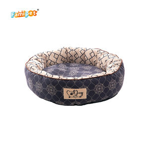 Famipet Fabricante Personalizado Novo Design Confortável Macio Lavável Luxo Rodada Donut Calmante Pet <span class=keywords><strong>Cat</strong></span> Dog Bed - Product Image 4
