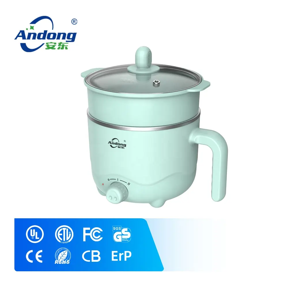 Andong – casserole électrique multifonction antiadhésive de 600 watts, chauffe-plats
