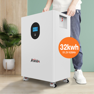 Solar Home Split IP65 Floor Type 51.2V 30KWh Lithium Iron Phosphate <b>Energy</b> <b>Storage</b> Battery with Wheels - Product Image 1