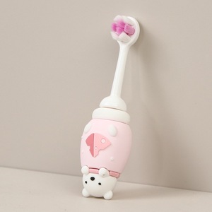 แปรงสีฟันเด็กแบบขายส่ง ขนแปรงนุ่มพิเศษ สำหรับทันตแพทย์ แบรนด์ <span class=keywords><strong>Bear</strong></span> สำหรับเด็กวัยหัดเดิน ดูแลช่องปาก แปรงกัดฟัน ทำความสะอาดเหงือกเด็กทารก - Product Image 6