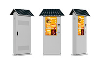Écrans carrés extérieurs d'affichage de puissance d'affichage d'affichage à cristaux liquides de Digital solaire pour l'écran d'affichage à cristaux liquides de support
