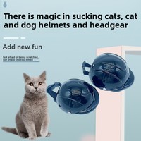 Nouveau casque de sécurité en plastique pour animaux de compagnie, style moto, pour chiens et chats, toutes saisons, couleur unie, accessoires