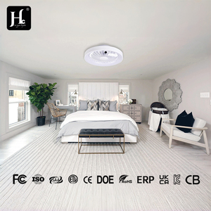 18 inch High quality modern bedroom office Dc all copper motor <b>dimmable</b> 6-speed remote control <b>LED</b> <b>ceiling</b> fan with <b>light</b> - Product Image 3
