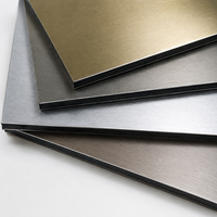 Panneau publicitaire personnalisé pour affichage commercial, impression de marque, panneau composite en aluminium réfléchissant pour promotion commerciale