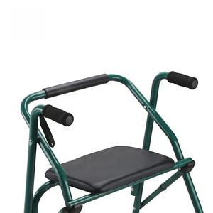 Andador plegable Silla de Andador de dos ruedas Carro Andador plegable <span class=keywords><strong>Rollator</strong></span> con asiento - Product Image 5