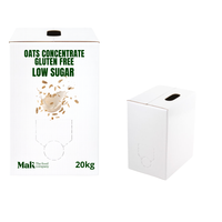 MAKFOODCOMPANY Concentré d'avoine sans gluten et faible en sucre 65 BRIX en format BIB, stockage aseptique, durée de conservation de 12 mois, agents aromatisants