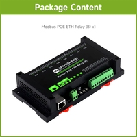 Relais Modbus POE ETH (Module Ethernet 8 canaux avec isolation PoE, entrée numérique BWaveshare, RTU TCP, divers ports PoE (B)