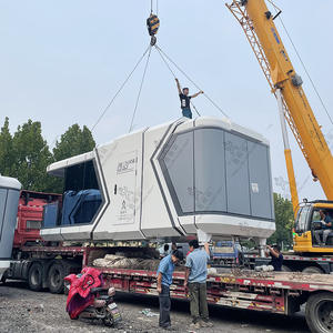 Internet <b>Photo</b> Taking <b>Clock</b>-in House Mobile Space Capsule B & B Technology Experience Hotel Large Terrace Starry to Withstand - Product Image 4