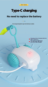 JiaBei Automatic <b>cat</b> <b>toy</b> <b>Cat</b> <b>toy</b> with butterfly feather wand Boredom buster for <b>cats</b> <b>Interactive</b> pet play device - Product Image 5