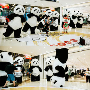 Haute qualité taille 2m 2.6m 3m personnalisé couleur rose gonflable ours polaire Panda mascotte Costume <span class=keywords><strong>Cosplay</strong></span> adulte Costume à vendre - Product Image 3