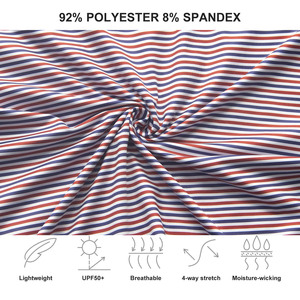 <span class=keywords><strong>Polo</strong></span> a Maniche Corte Oversize da Uomo, Traspirante e ad Asciugatura Rapida, con Stampa a Righe, per Golf - Product Image 4