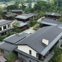 Panneaux et tuiles solaires photovoltaïques BIPV à double vitrage, efficacité 35W, JYW-XJD01, alimentés par l'énergie solaire