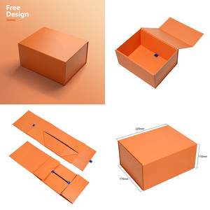 Có Thể Tái Chế Tùy Chỉnh Kích Thước Logo Các Tông Giấy Cứng Cứng Cứng Nhắc Nam Châm Hộp Bao Bì Sang Trọng Gấp Từ Hộp Quà Tặng Với Từ Nắp - Product Image 2