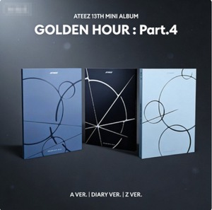 ATEEZ 13º Mini Álbum GOLDEN HOUR Parte 4, Photobook Estándar de K-pop, Mercancía Oficial Atiny, KQ Entertainment Corea - Product Image 4