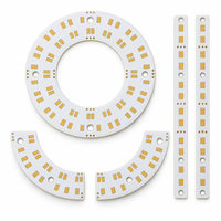 Fabrication de circuits imprimés FR-4 personnalisés, fabrication de circuits imprimés rigides à une seule face pour les projets d'éclairage LED