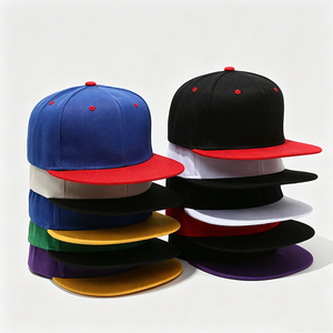 Gorra Snapback con Logotipo Personalizado, 6 Paneles, Unisex, Estilo Urbano, Visera Plana, Bordada, Hip Hop, Color Sólido, Lona, Talla Adulto - Product Image 2