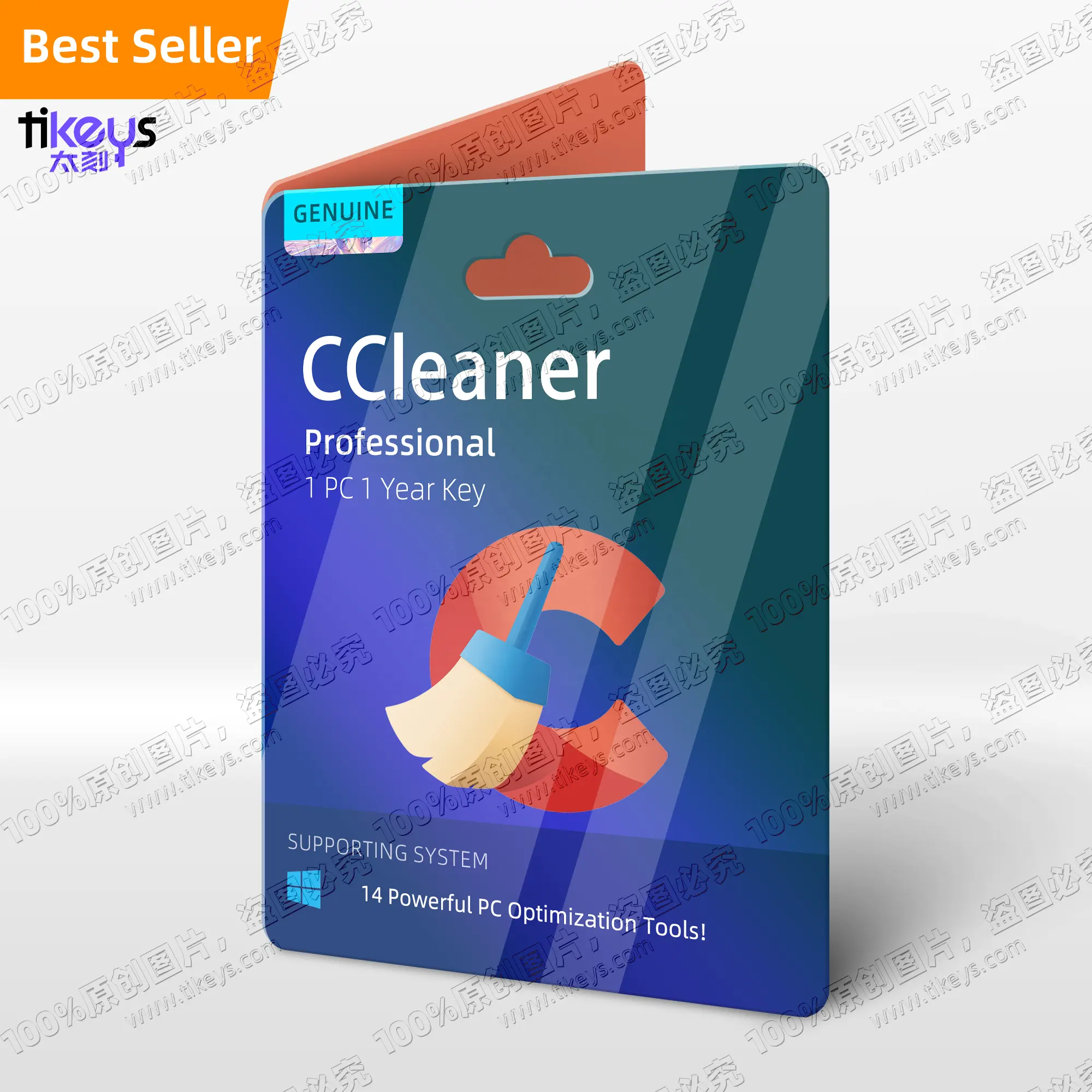 24/7 Online CCleaner kunci profesional 1 PC 1 tahun resmi asli kunci lisensi komputer optimisasi pembersihan perangkat lunak