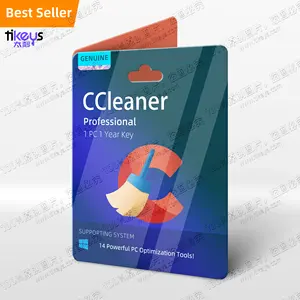 24/7 Online CCleaner chiave professionale 1 PC 1 anno Software di ottimizzazione della pulizia del Computer con chiave di licenza originale originale ufficiale