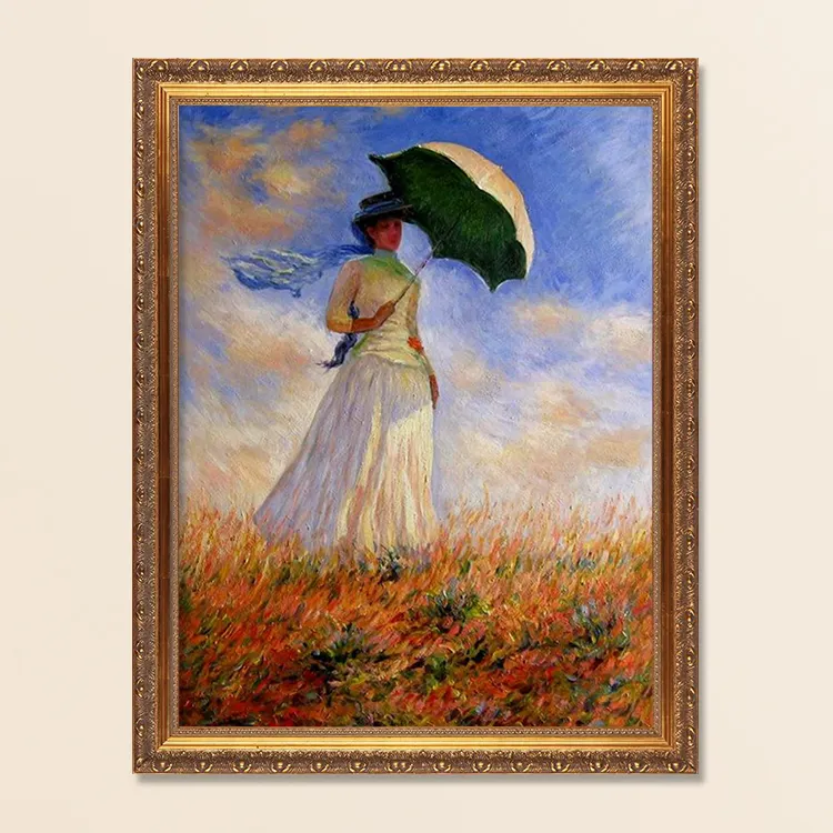 Handmade Impressional Oil Canvas Reproductions Wall Art Monet Painting For Home Decor