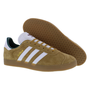รองเท้าออกกำลังกายสำหรับผู้ชาย Adidas Gazelle ขนาด10สีเบจ/สีขาว - Product Image 3