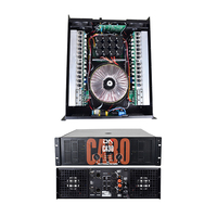 Amplificateur de puissance audio CA + 30 4800w 6000w Amplificateur professionnel 2*1600 Watt classe H Amplificateur de puissance professionnel