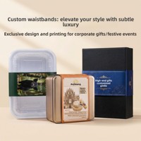 Boîtes d'emballage écologiques personnalisées en papier couché durable avec bande adhésive, étiquettes enveloppantes pour cadeaux, aliments pour animaux, collations et sandwichs
