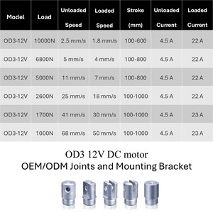 1500kg 1000kg năng lượng mặt trời tuyến tính điện Thiết bị truyền động <span class=keywords><strong>12V</strong></span> 24V động cơ DC không thấm nước cho trục đơn - Product Image 4
