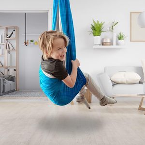 <span class=keywords><strong>Altalena</strong></span> Terapeutica Sensoriale per Bambini, <span class=keywords><strong>Girevole</strong></span> a 360°, Attrezzatura per Interni, Amaca Sospesa a Uno o Due Livelli per Giocare - Product Image 5